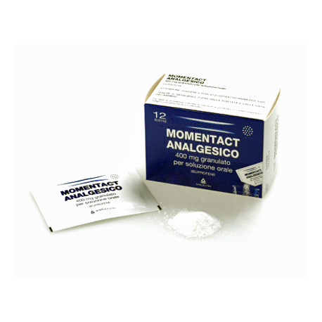 MomentAct Analgesico 400 mg granulato per soluzione orale 12 bustine