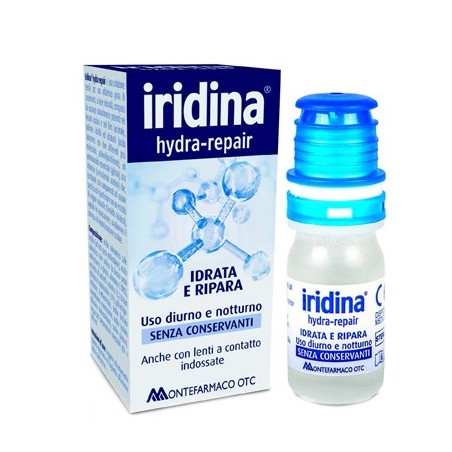 Iridina Hydra Repair soluzione sterile idrata e ripara occhi irritati 10 ml Iridina Hydra Repair soluzione sterile idrata e ripara occhi irritati 10 ml
