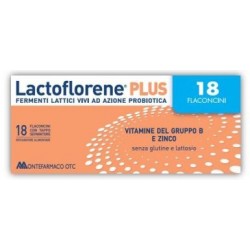 Lactoflorene Plus integratore di fermenti lattici vivi 18 flaconcini 10 ml