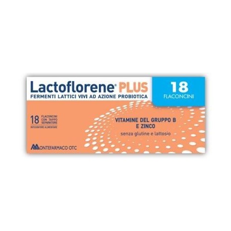 Lactoflorene Plus integratore di fermenti lattici vivi 18 flaconcini 10 ml