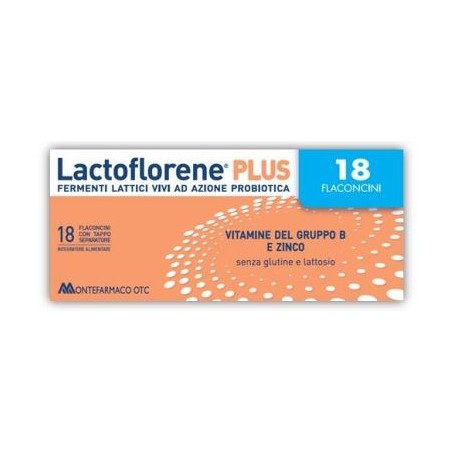 Lactoflorene Plus integratore di fermenti lattici vivi 18 flaconcini 10 ml Lactoflorene Plus integratore di fermenti lattici vivi 18 flaconcini 10 ml