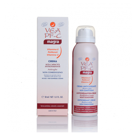 Vea Pf-C Magra - Crema Viso Spray Antiossidante e Antirughe per Pelli Grasse e Miste 50ml