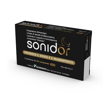 Sonidor 30 Compresse - Integratore per i Disturbi del Sonno