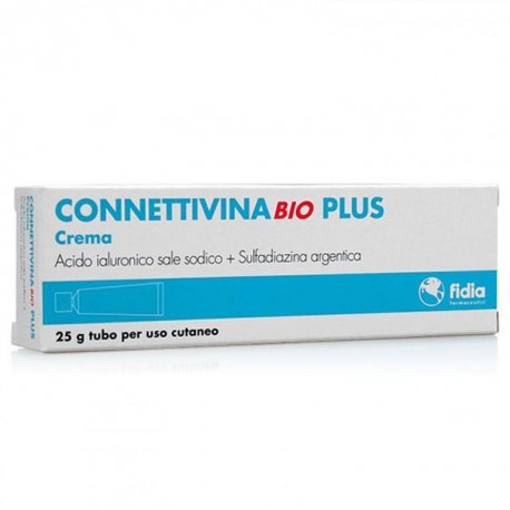 ConnettivinaBio Plus Crema per Piaghe, Ulcere e Lesioni della Cute 25gr