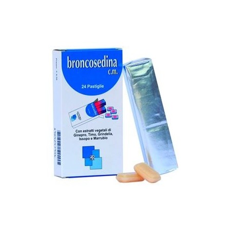 Broncosedina C.M. 24 Pastiglie Balsamiche per il Benessere della Gola Broncosedina C.M. 24 Pastiglie Balsamiche per il Benessere della Gola