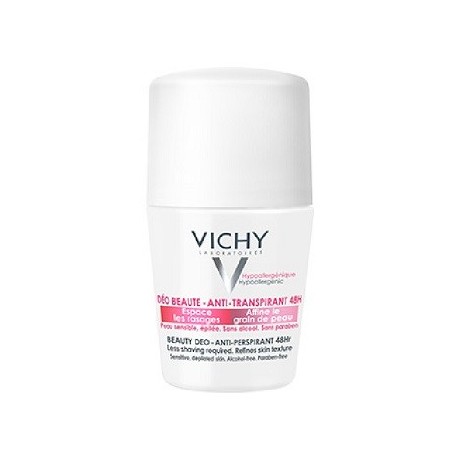 Vichy Deo Beaute 48H deodorante roll on indebolisce i peli 50 ml