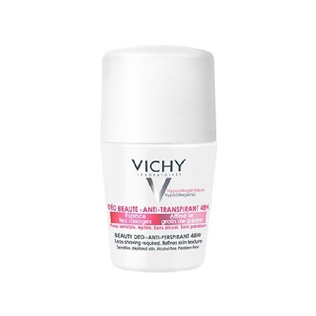 Vichy Deo Beaute 48H deodorante roll on indebolisce i peli 50 ml Vichy Deo Beaute 48H deodorante roll on indebolisce i peli 50 ml
