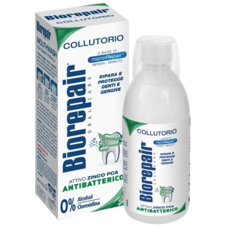 Biorepair Collutorio 3 in 1 ad alta densità antisensibilità antibatterico anticarie 500 ml Biorepair Collutorio 3 in 1 ad alta densità antisensibilità antibatterico anticarie 500 ml