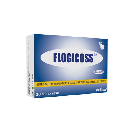 Flogicoss 20 Compresse - Integratore Antinfiammatorio con Bromelina