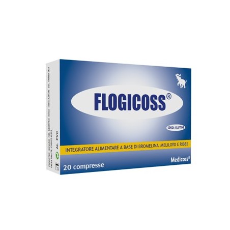 Flogicoss 20 Compresse - Integratore Antinfiammatorio con Bromelina Flogicoss 20 Compresse - Integratore Antinfiammatorio con Bromelina