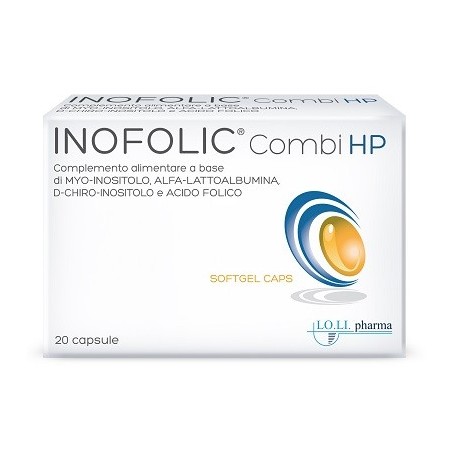 Inofolic Combi HP integratore per ovaio policistico 20 capsule Inofolic Combi HP integratore per ovaio policistico 20 capsule