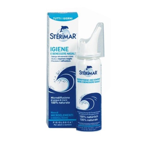 Sterimar Spray Nasale Fisiologico Marino con Microdiffusore 50 ml Sterimar Spray Nasale Fisiologico Marino con Microdiffusore 50 ml