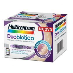 Multicentrum Duobiotico Integratore di Fermenti Lattici Vivi e Vitamine 8 Flaconcini