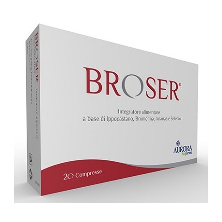 Broser integratore drenante per ritenzione idrica 20 compresse