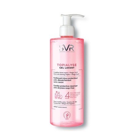 SVR Topialyse gel lavante lenitivo e idratante pelle secca 400 ml