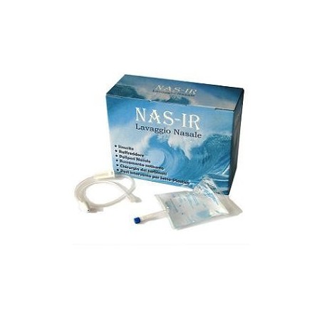 Nas-Ir Lavaggio Nasale soluzione isotonica con doccia 10 sacche da 250 ml + 1 blister Nas-Ir Lavaggio Nasale soluzione isotonica con doccia 10 sacche da 250 ml + 1 blister