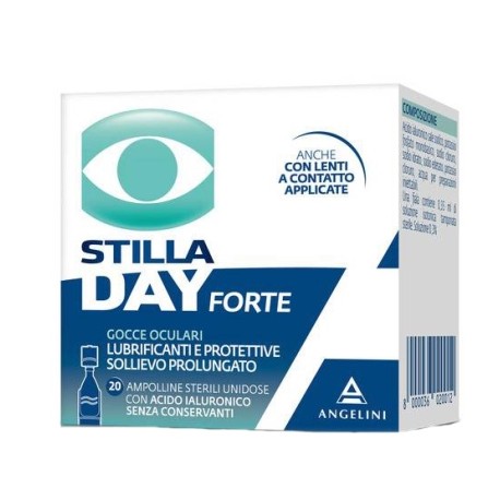 Stilladay Forte 20 Ampolle Gocce Oculari Monodose con Acido Ialuronico