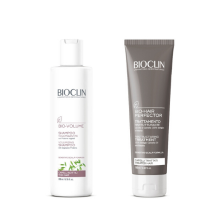 Bioclin Trattamento Capelli Sottili e Fragili - Shampoo Volumizzante e Maschera e Maschera Ristrutturante Bioclin Trattamento Capelli Sottili e Fragili - Shampoo Volumizzante e Maschera e Maschera Ristrutturante