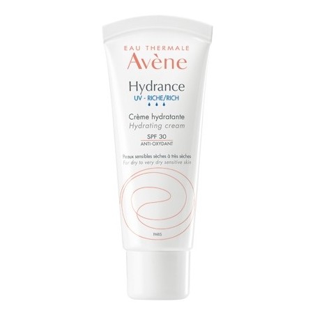 Avène Hydrance UV Ricca SPF30 - Crema Viso Idratante Protettiva Pelle Normale e Secca 40ml Avène Hydrance UV Ricca SPF30 - Crema Viso Idratante Protettiva Pelle Normale e Secca 40ml