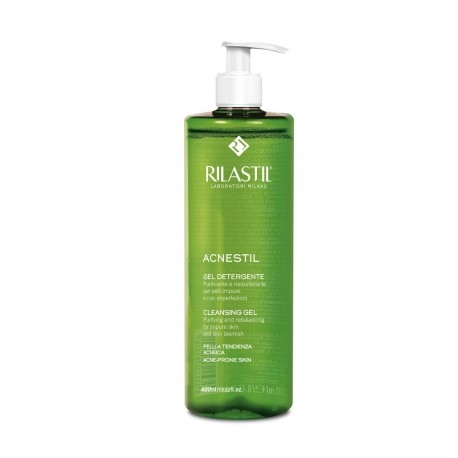 Rilastil Acnestil Gel Detergente Purificante per Pelle Grassa 400ml