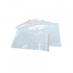 Sacchetto per Rifiuti Sanitari con Cerniera Richiudibile 15x22 cm