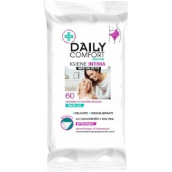 Daily Comfort Senior Panni per l'igiene intima in morbido tessuto 60 maxi salviette