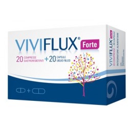 Viviflux Forte integratore antiossidante ricostituente 20 compresse + 20 capsule liquide