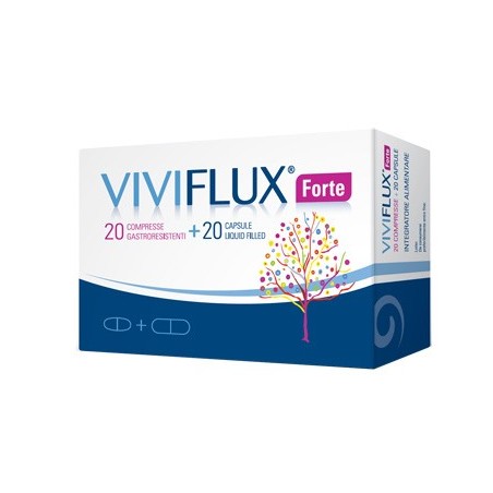 Viviflux Forte integratore antiossidante ricostituente 20 compresse + 20 capsule liquide Viviflux Forte integratore antiossidante ricostituente 20 compresse + 20 capsule liquide
