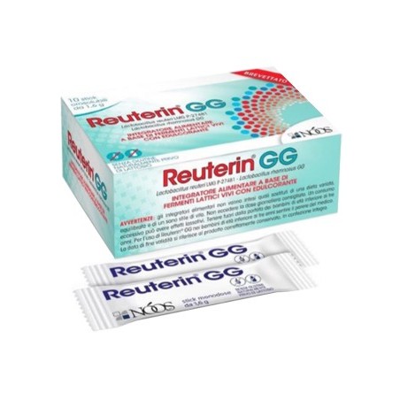 Reuterin GG integratore a base di fermenti lattici vivi 10 stick Reuterin GG integratore a base di fermenti lattici vivi 10 stick
