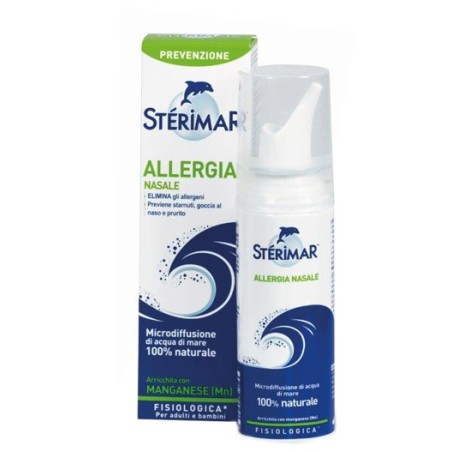 Sterimar Allergia Nasale Spray Fisiologico con Manganese 100 ml Sterimar Allergia Nasale Spray Fisiologico con Manganese 100 ml