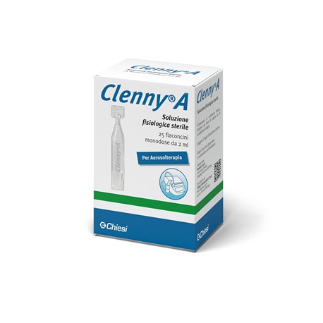 Clenny A 25 Flaconcini - Soluzione Fisiologica Sterile per Aerosolterapia
