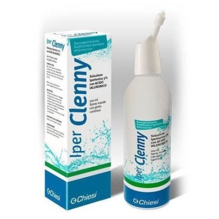 Iper Clenny Spray Nasale Ipertonico con Acido Ialuronico 100 ml Iper Clenny Spray Nasale Ipertonico con Acido Ialuronico 100 ml