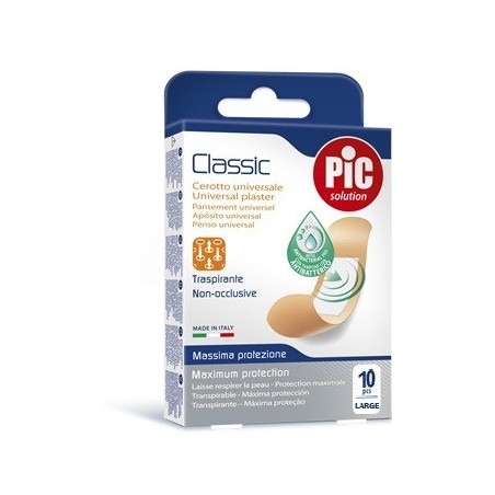 Pic Classic Cerotti antibatterici grandi 25x72mm 10 pezzi Pic Classic Cerotti antibatterici grandi 25x72mm 10 pezzi