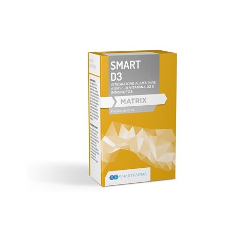 Smart D3 Matrix integratore per crescita e sviluppo osseo nei bambini 15 ml Smart D3 Matrix integratore per crescita e sviluppo osseo nei bambini 15 ml