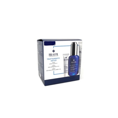 Rilastil Trattamento Viso Detox - Siero Multirepair H.A. 30ml + Crema Idroriparatrice 15ml + Contorno Occhi 3ml Rilastil Trattamento Viso Detox - Siero Multirepair H.A. 30ml + Crema Idroriparatrice 15ml + Contorno Occhi 3ml
