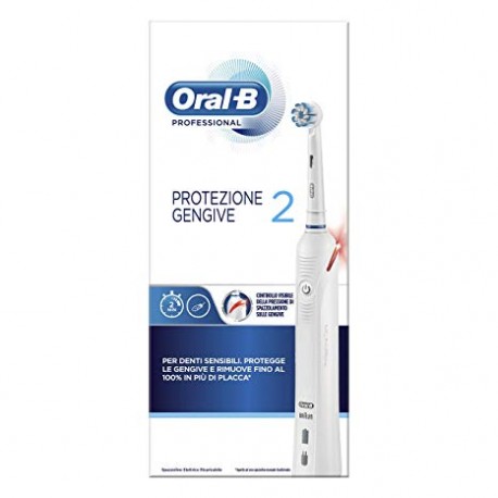 Oral B Pro Protezione Gengive 2 - Spazzolino elettrico per denti e gengive sensibili Oral B Pro Protezione Gengive 2 - Spazzolino elettrico per denti e gengive sensibili