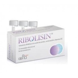 Ribolisin Soluzione oftalmica protettivo lubrificante occhio secco 15 flaconcini 0,35 ml