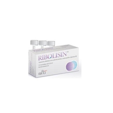 Ribolisin Soluzione oftalmica protettivo lubrificante occhio secco 15 flaconcini 0,35 ml