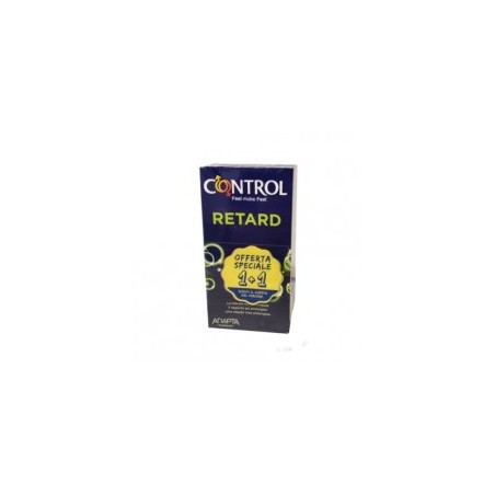 Control Retard 1+1 - Preservativi ritardanti 6 pezzi + 6 pezzi OMAGGIO Control Retard 1+1 - Preservativi ritardanti 6 pezzi + 6 pezzi OMAGGIO