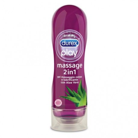 Durex Massage 2in1 Aloe Vera Gel Lubrificante e per Massaggi 200ml