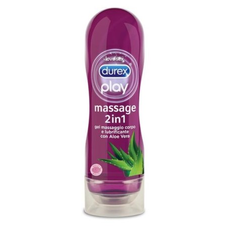 Durex Massage 2in1 Aloe Vera Gel Lubrificante e per Massaggi 200ml Durex Massage 2in1 Aloe Vera Gel Lubrificante e per Massaggi 200ml