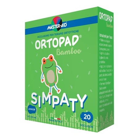 Ortopad Bamboo Simpaty Junior cerotto per terapia ortottica 20 Pezzi Ortopad Bamboo Simpaty Junior cerotto per terapia ortottica 20 Pezzi