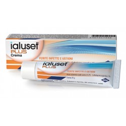 Ialuset Plus Crema all'acido ialuronico per ferite infette 25g