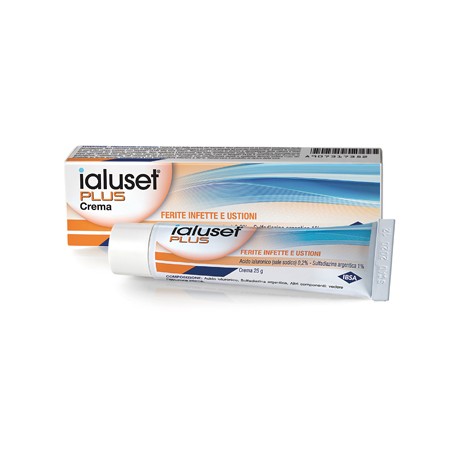 Ialuset Plus Crema all'acido ialuronico per ferite infette 25g