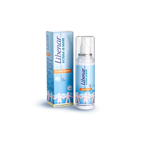 Libenar Acqua di Mare Decongestionante - Spray nasale ipertonico 100ml Libenar Acqua di Mare Decongestionante - Spray nasale ipertonico 100ml