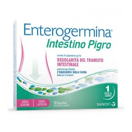 Enterogermina Intestino Pigro - Integratore per la regolarità intestinale 10 bustine Enterogermina Intestino Pigro - Integratore per la regolarità intestinale 10 bustine