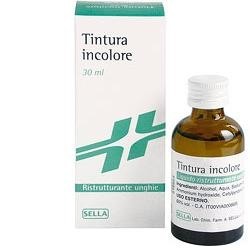 Tintura incolore fortificante per unghie e blando disinfettante 30 ml