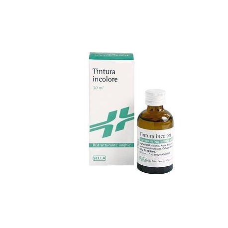 Tintura incolore fortificante per unghie e blando disinfettante 30 ml