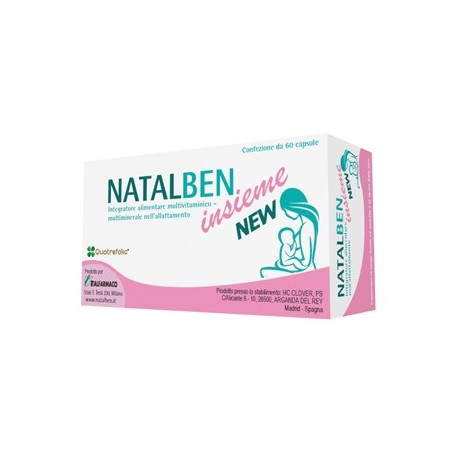 Natalben Insieme New integratore per allattamento materno 60 capsule Natalben Insieme New integratore per allattamento materno 60 capsule