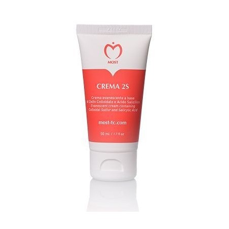Most crema evanescente 2S con zolfo e acido salicilico per acne e dermatite 50 ml Most crema evanescente 2S con zolfo e acido salicilico per acne e dermatite 50 ml